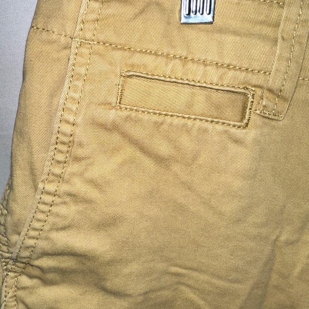 Lauren Jeans Co Ralph Lauren Women's Dark Khaki Shorts Flat Front Size 10 Cotton